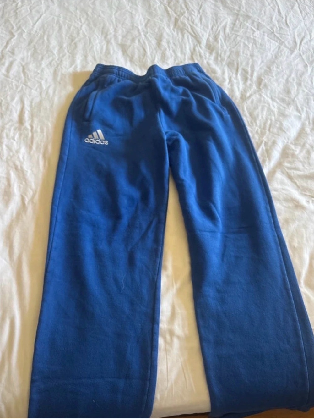 Adidas Blue Fleece Sweatpants